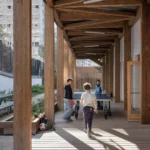 James Baldwin Media Library & Refugee House by Philippe Madec (apm) & associés