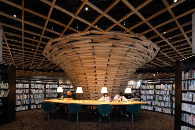 Mirikaroden Nakagawa Cultural Complex by Furumori Koichi architectural design studio