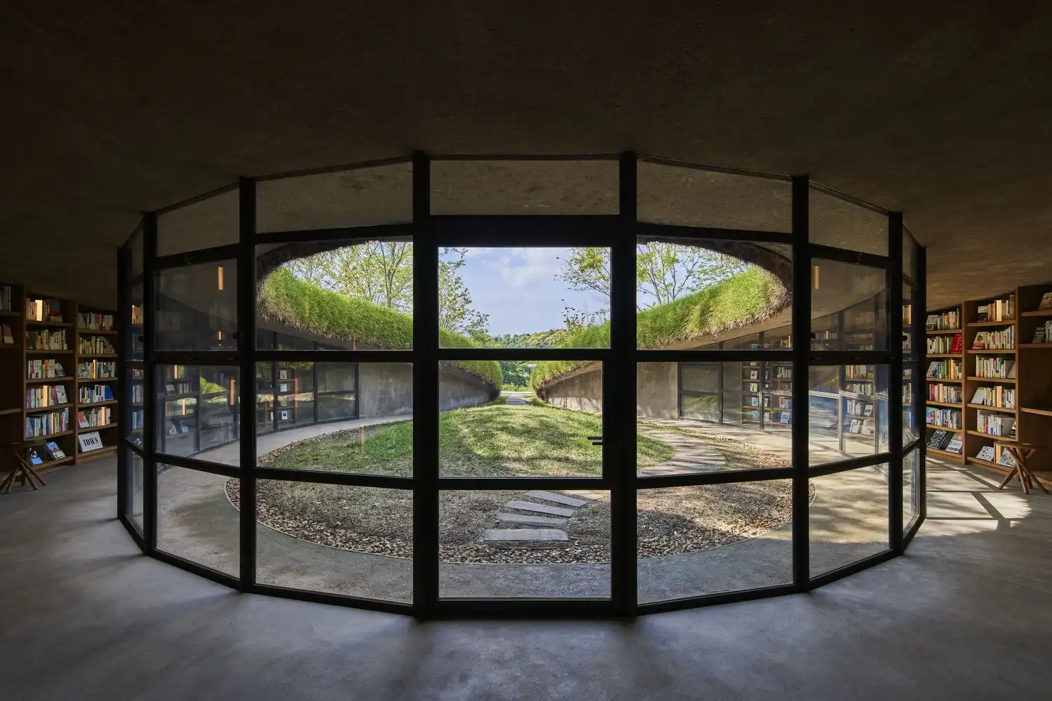 Library in the Earth by Hiroshi Nakamura & NAP