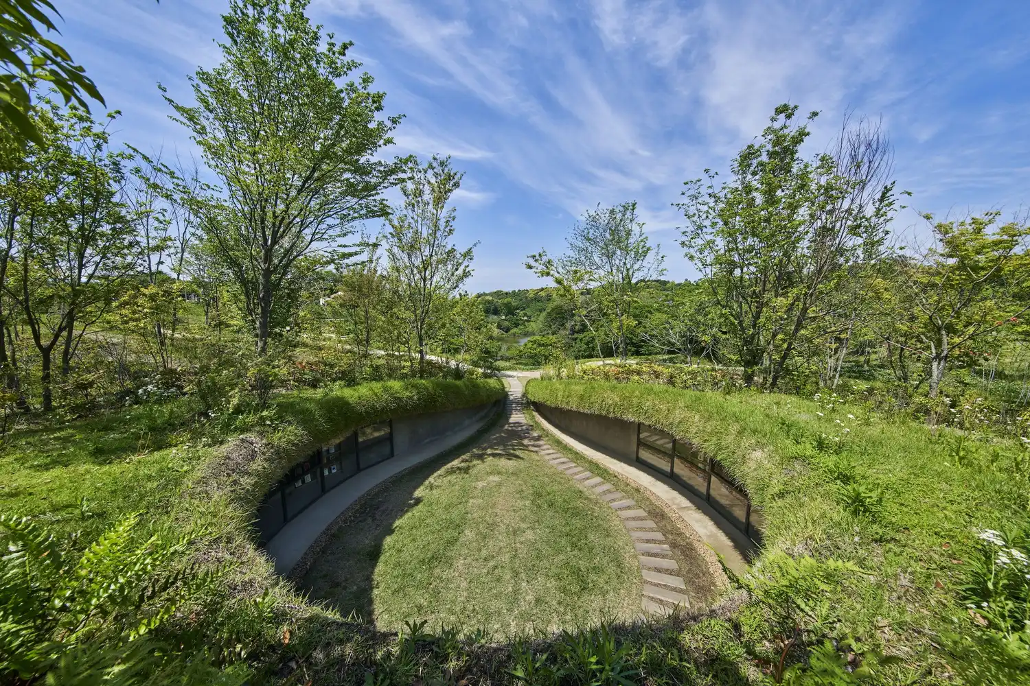 Library in the Earth by Hiroshi Nakamura & NAP