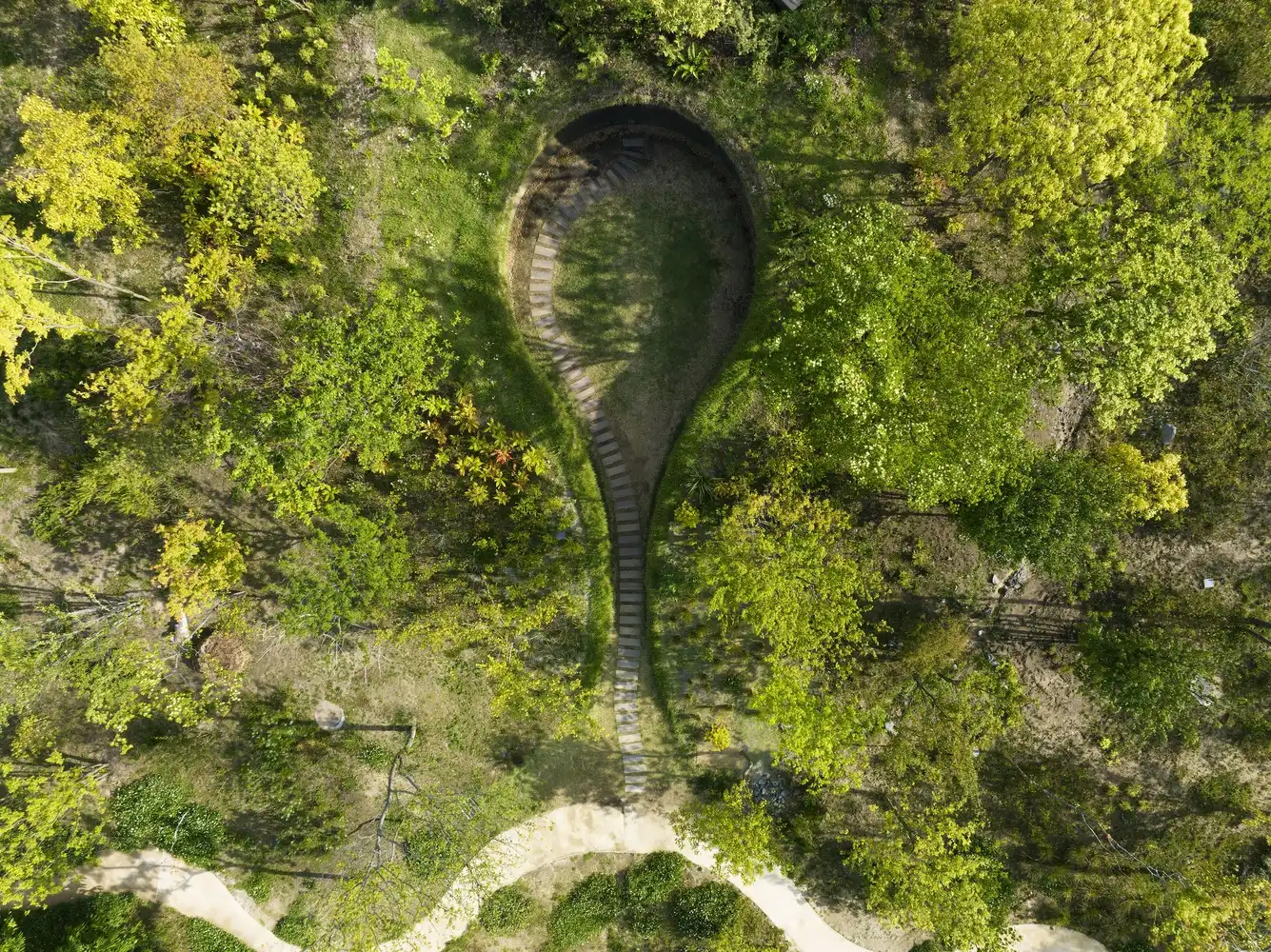 Library in the Earth by Hiroshi Nakamura & NAP