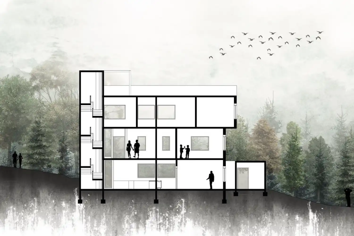 How to Create Stunning Architectural Sections in Photoshop: A Step-by-Step Tutorial