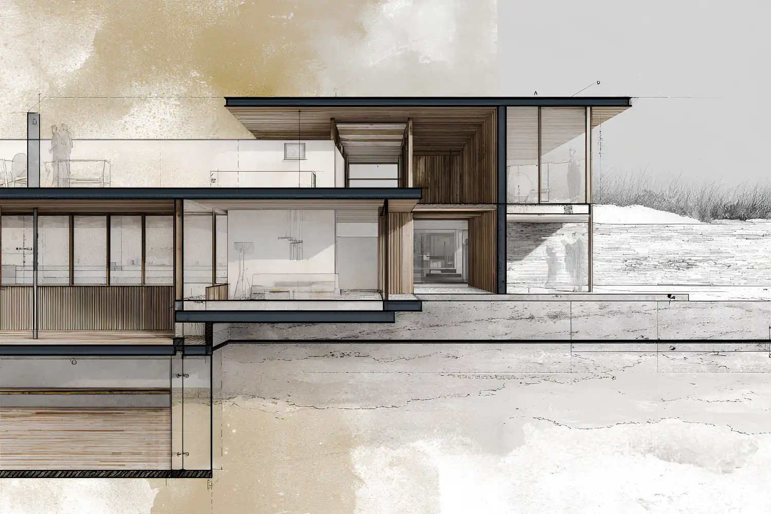How to Create Stunning Architectural Sections in Photoshop: A Step-by-Step Tutorial