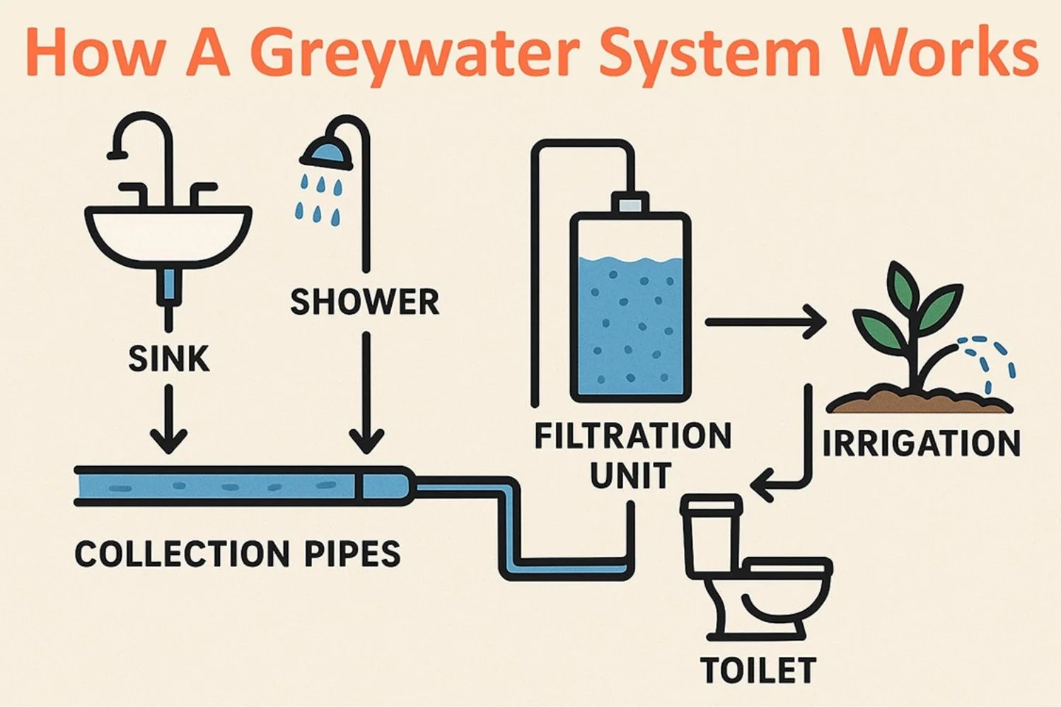 How a Greywater Recycling System Works in Buildings, Explained