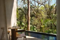 Guest room with a plunge pool at Esh Hotel and Spa by FAMM Arquitectura