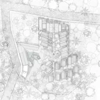 Site plan of Esh Hotel and Spa by FAMM Arquitectura and Sulkin Askenazi