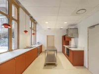 The teaching kitchen at Espace Ambroise Croizat by TAUTEM Architecture
