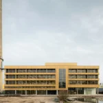 Ferro Offices by GROUP A beside the harbour chimney in Rotterdam's M4H district
