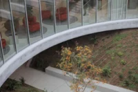The curved edge of the disk above a planted mound, Dubrovcan by MVA