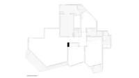 Floor plan of the apartment before renovation with its separated rooms
